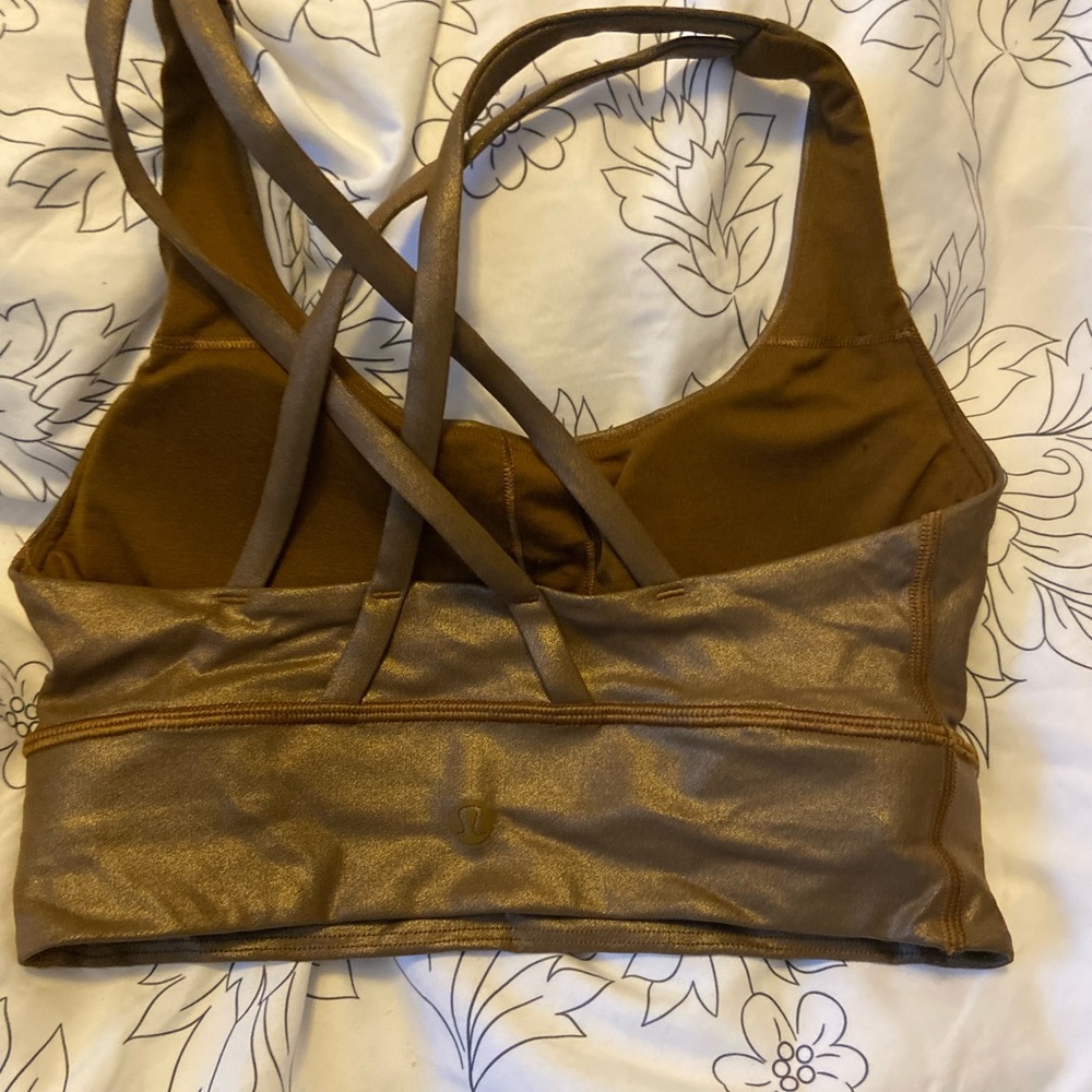 Gold/Bronze Lululemon Sports Bra - Picture 2 of 3